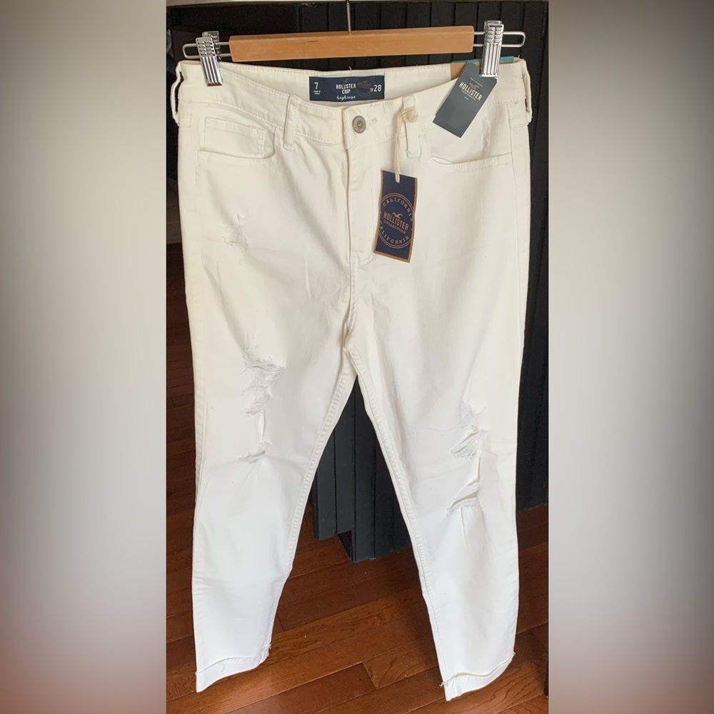 Hollister Crop High-Rise Jeans